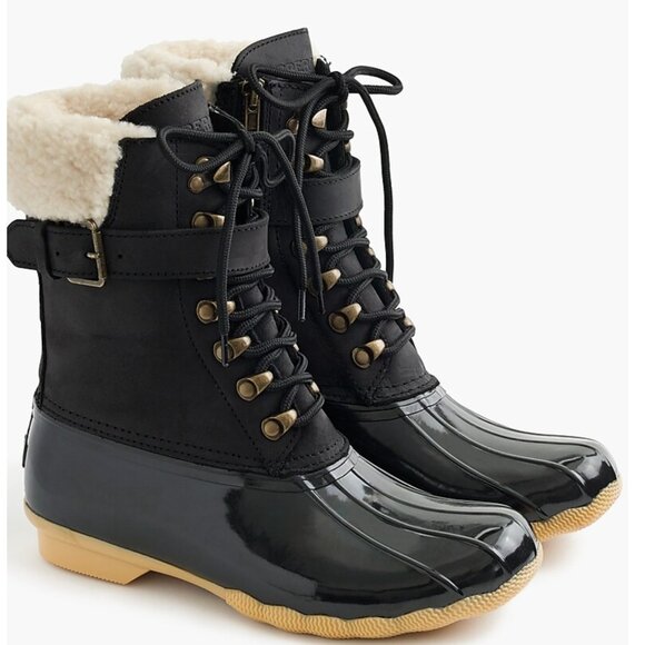 SPERRY For J.Crew Shearwater Buckle Boots 8 - Picture 1 of 10